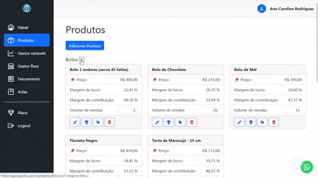 Aquanto - SaaS de precificação
